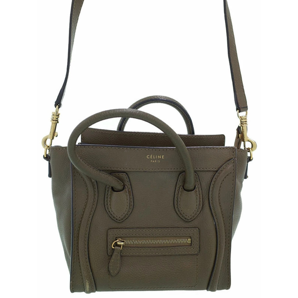 Celine Shopper Luggage Leather 2way Bag Bag - Picture 1 of 9